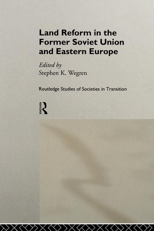 Produktbild: Land Reform in the Former Soviet Union and Eastern Europe