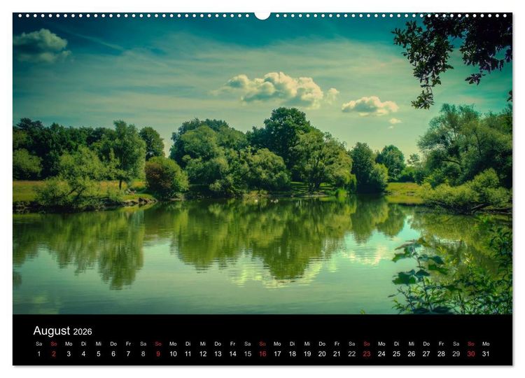 Produktbild: Dessau - Kulturlandschaft (Wandkalender 2026 DIN A2 quer), CALVENDO Monatskalender