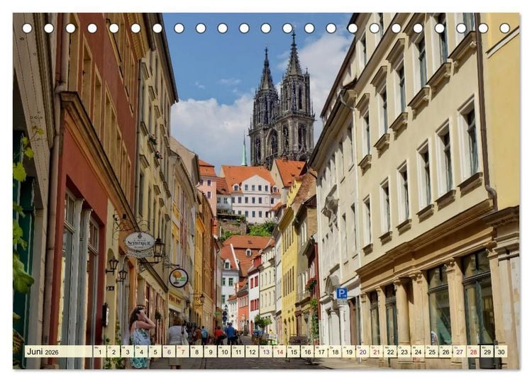 Produktbild: Bezauberndes Mei&szlig;en (Tischkalender 2026 DIN A5 quer), CALVENDO Monatskalender