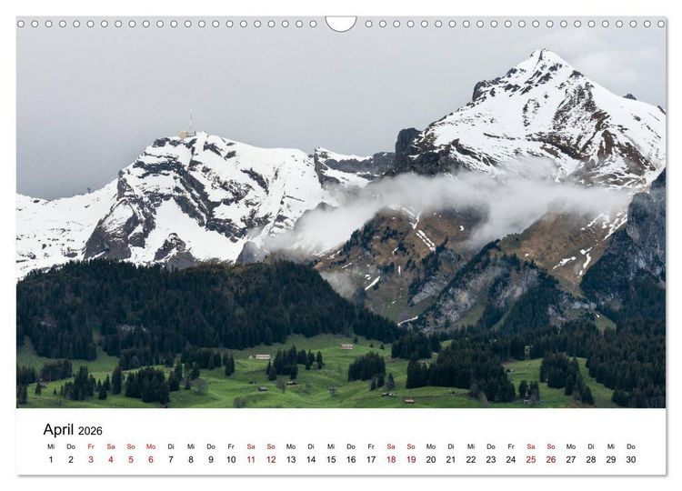 Produktbild: Faszination S&auml;ntis (Wandkalender 2026 DIN A3 quer), CALVENDO Monatskalender