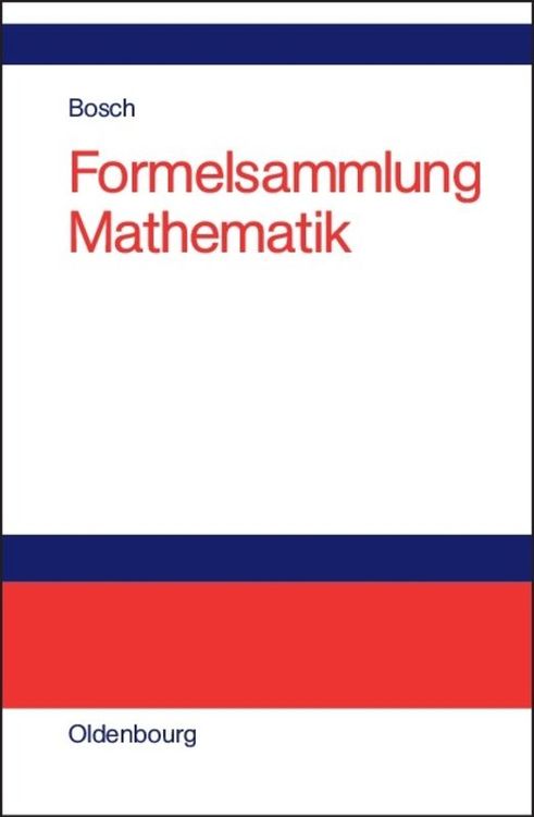 Produktbild: Formelsammlung Mathematik