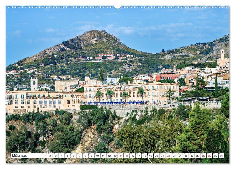 Produktbild: Taormina - Juwel Siziliens mit antikem Charme (hochwertiger Premium Wandkalender 2026 DIN A2 quer), Kunstdruck in Hochglanz