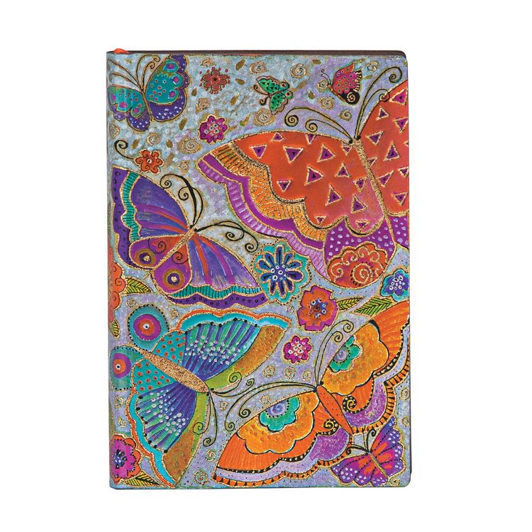 Produktbild: Softcover Notizbuch Schmetterlinge, Mini, Liniert