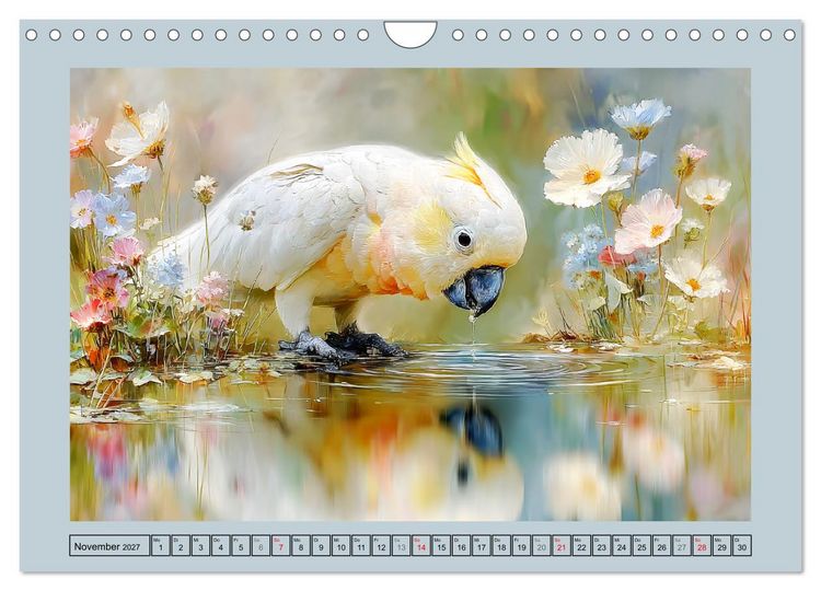 Produktbild: Kakadus. Papageien an Australiens K&uuml;ste (Wandkalender 2027 DIN A4 quer), CALVENDO Monatskalender