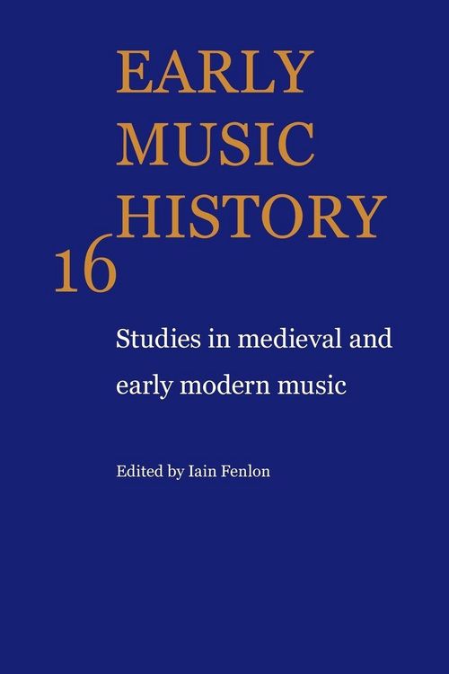 Produktbild: Early Music History