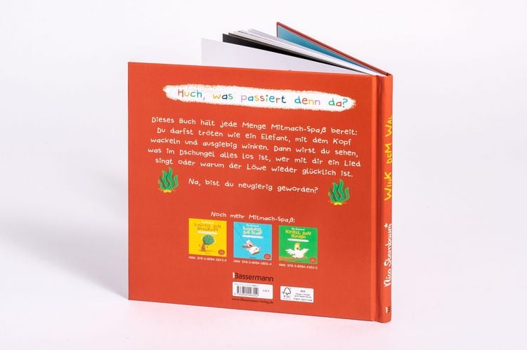Produktbild: Wink dem Wal - Ein Mitmachbuch zum Sch&uuml;tteln, Schaukeln, Pusten, Klopfen und sehen, was dann passiert
