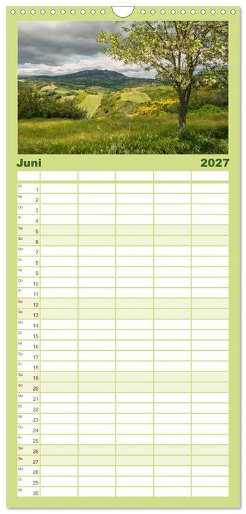 Produktbild: Familienplaner 2027 - San Marino Die &auml;lteste Republik der Welt mit 5 Spalten (Wandkalender, 21 x 45 cm) CALVENDO