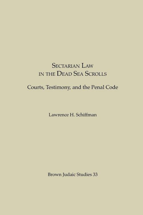 Produktbild: Sectarian Law in the Dead Sea Scrolls