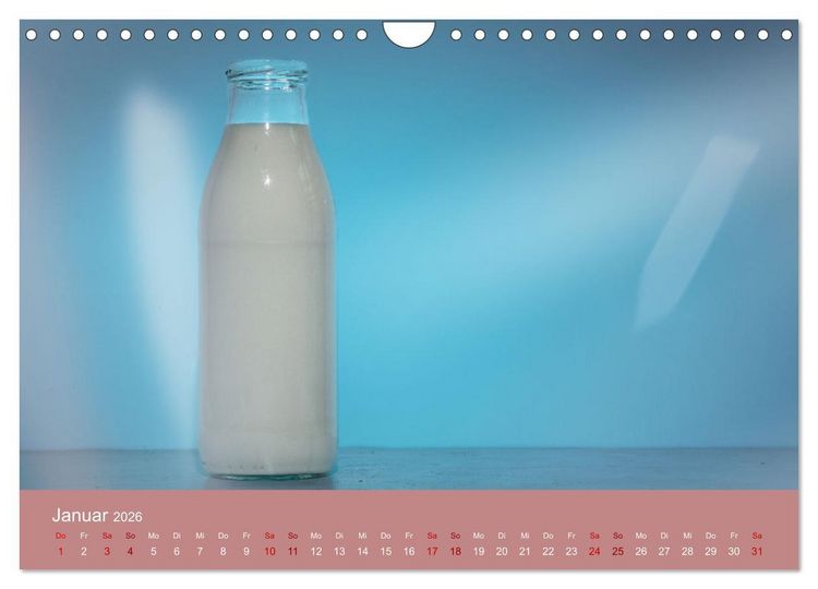 Produktbild: Die gute alte Milchflasche (Wandkalender 2026 DIN A4 quer), CALVENDO Monatskalender