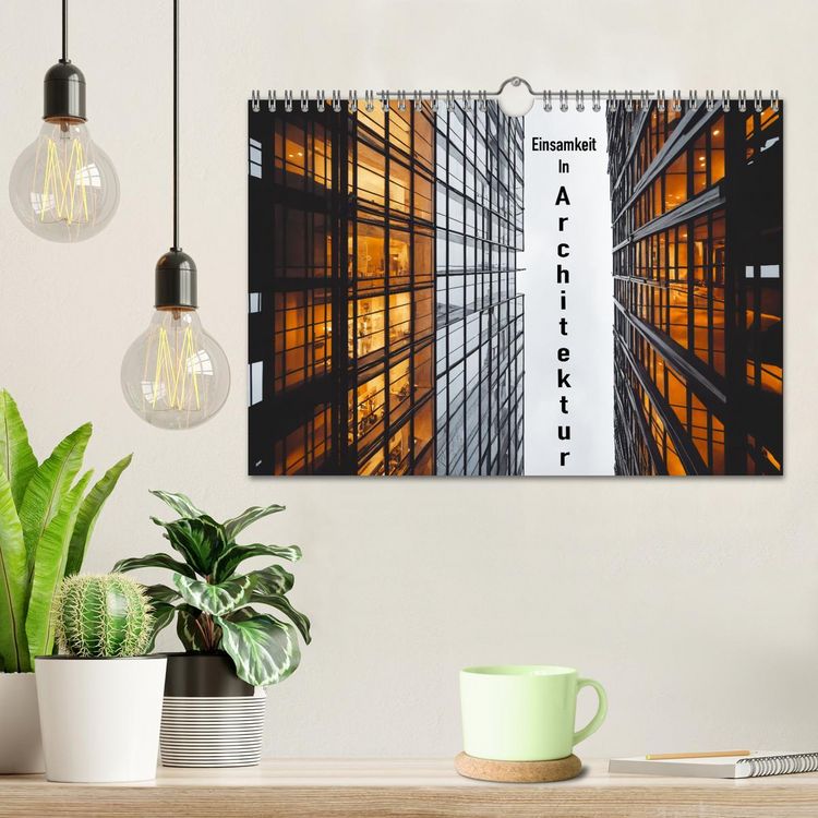 Produktbild: Einsamkeit in Architektur (Wandkalender 2026 DIN A4 quer), CALVENDO Monatskalender