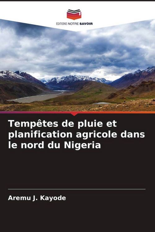 Produktbild: Temp&ecirc;tes de pluie et planification agricole dans le nord du Nigeria