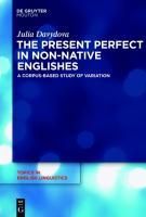 Produktbild: The Present Perfect in Non-Native Englishes