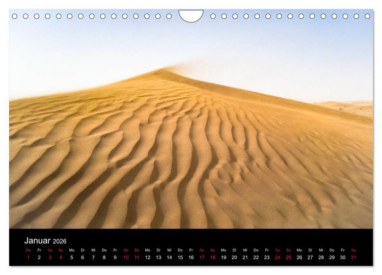 Produktbild: Sahara W&uuml;stentrekking (Wandkalender 2026 DIN A4 quer), CALVENDO Monatskalender