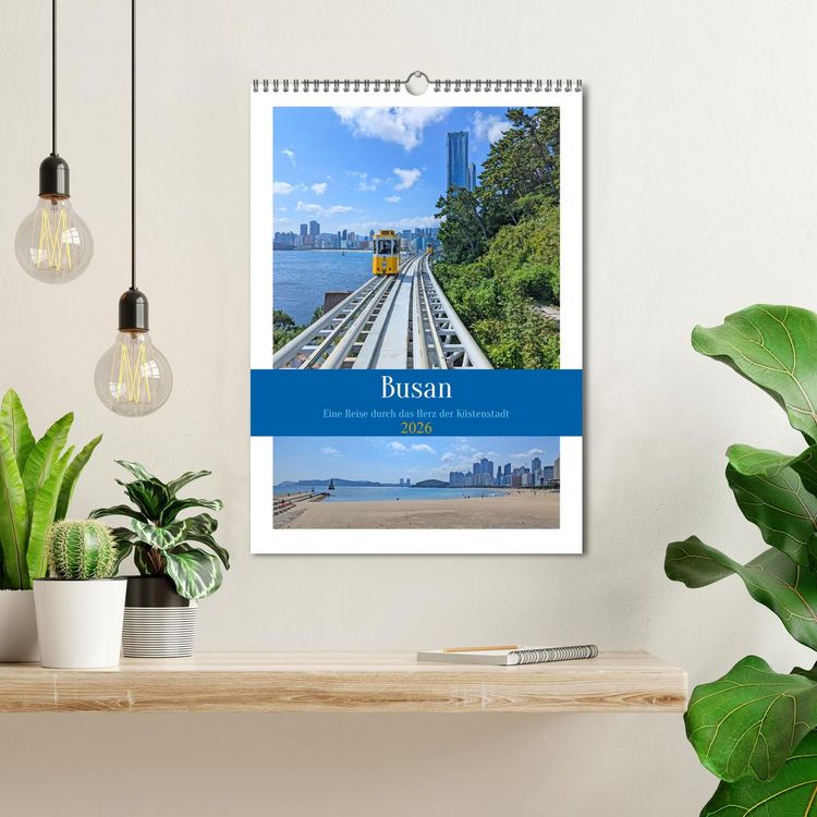 Produktbild: Busan - Eine Reise durch das Herz der K&uuml;stenstadt (Wandkalender 2026 DIN A3 hoch), CALVENDO Monatskalender