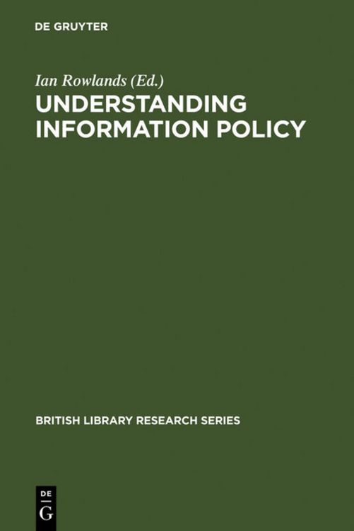 Produktbild: Understanding Information Policy