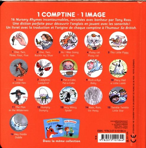 Produktbild: Mon imagier des rimes anglaises + CD