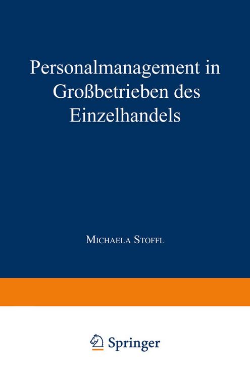 Produktbild: Personalmanagement in Gro&szlig;betrieben des Einzelhandels