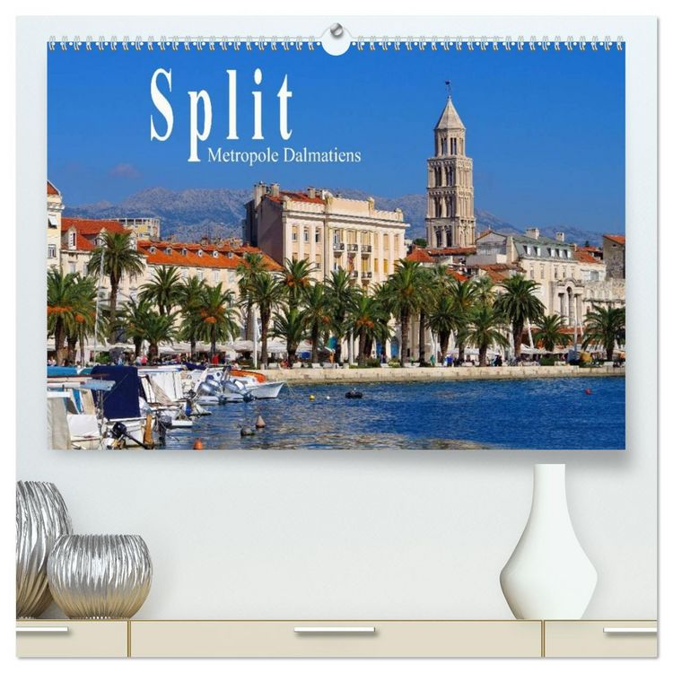 Produktbild: Split Metropole Dalmatiens (hochwertiger Premium Wandkalender 2026 DIN A2 quer), Kunstdruck in Hochglanz