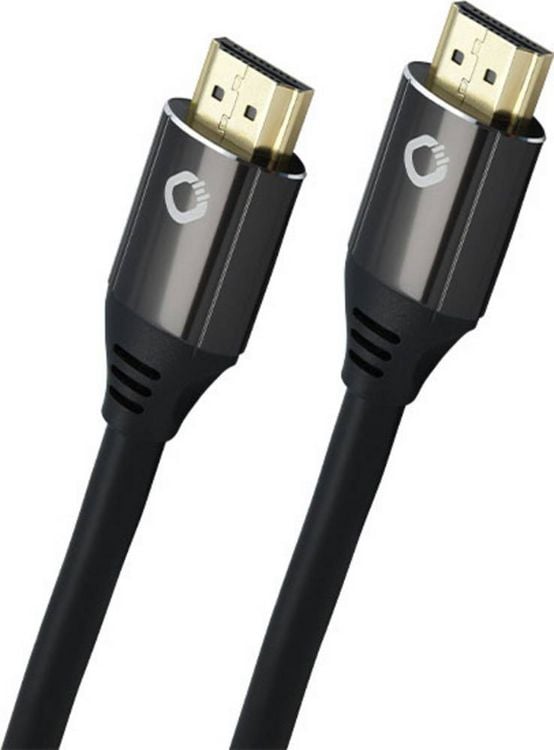 Produktbild: Oehlbach HDMI Anschlusskabel HDMI-A Stecker, HDMI-A Stecker 3.00 m Schwarz D1C92495 8K UHD, vergoldete Steckkontakte HDMI-Kabel