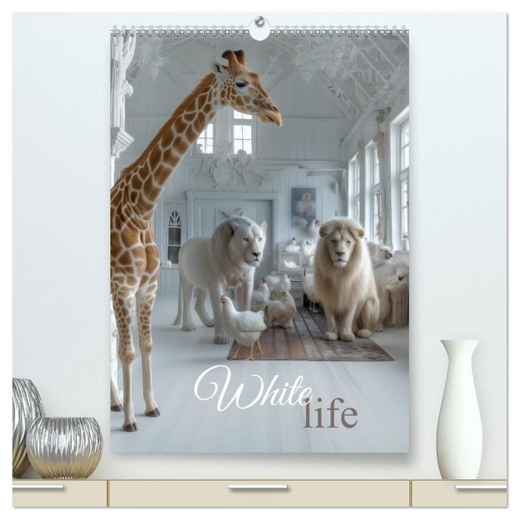 Produktbild: White Life (hochwertiger Premium Wandkalender 2026 DIN A2 hoch), Kunstdruck in Hochglanz