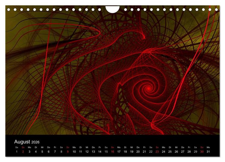 Produktbild: unbekannte Welten (Wandkalender 2026 DIN A4 quer), CALVENDO Monatskalender