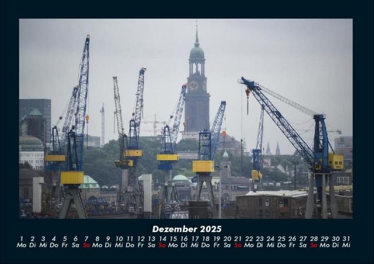 Produktbild: Hamburgs Sch&ouml;nheit 2025 Fotokalender DIN A4
