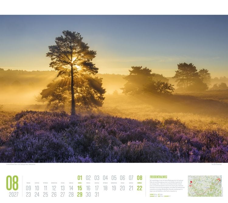 Produktbild: Deutschland Wanderland Kalender 2027 | Die sch&ouml;nsten Wanderwege