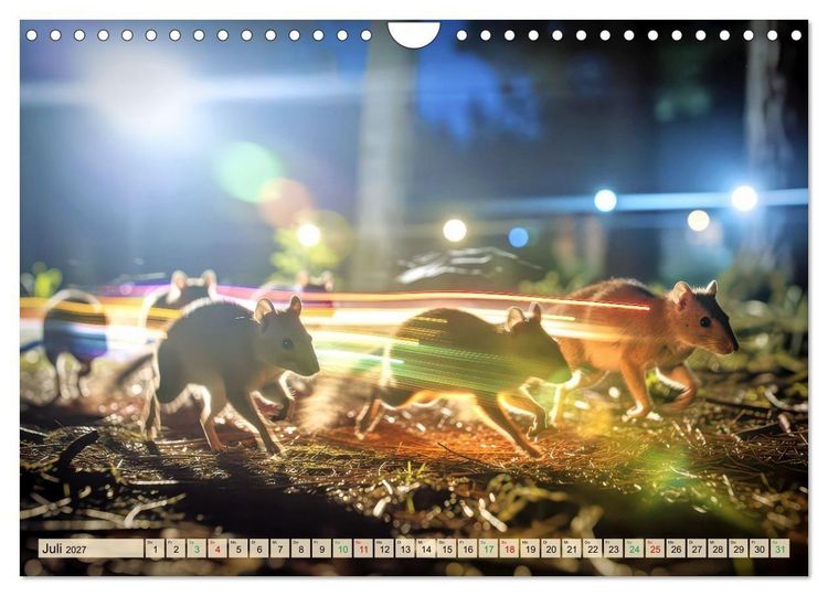 Produktbild: Tiere im Gegenlicht (Wandkalender 2027 DIN A4 quer), CALVENDO Monatskalender