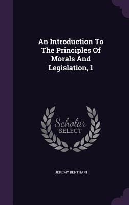 Produktbild: An Introduction To The Principles Of Morals And Legislation, 1