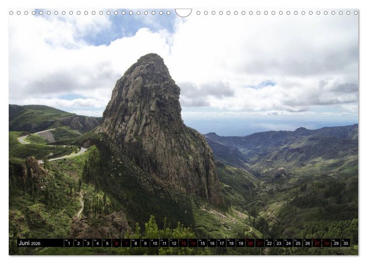 Produktbild: La Gomera - Ansichten und Aussichten (Wandkalender 2026 DIN A3 quer), CALVENDO Monatskalender