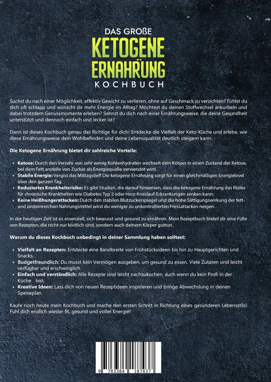 Produktbild: Das gro&szlig;e Ketogene Ern&auml;hrung Kochbuch