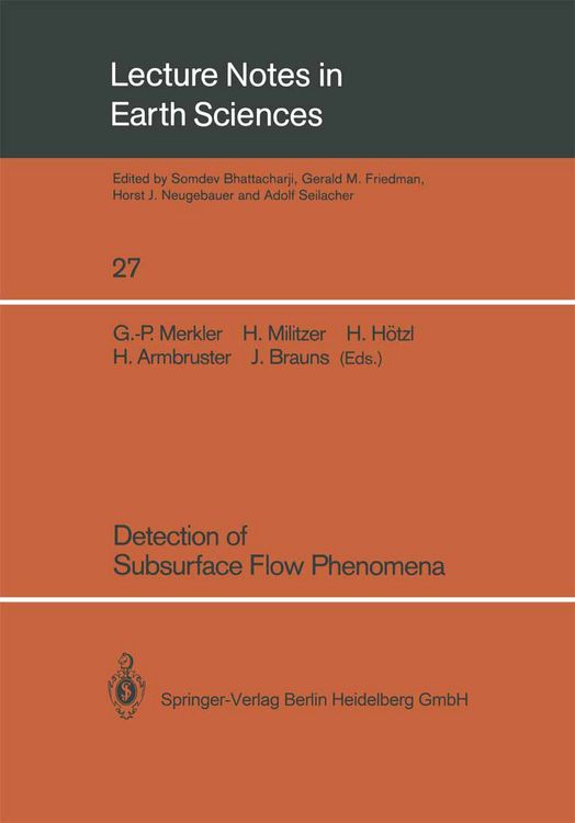 Produktbild: Detection of Subsurface Flow Phenomena