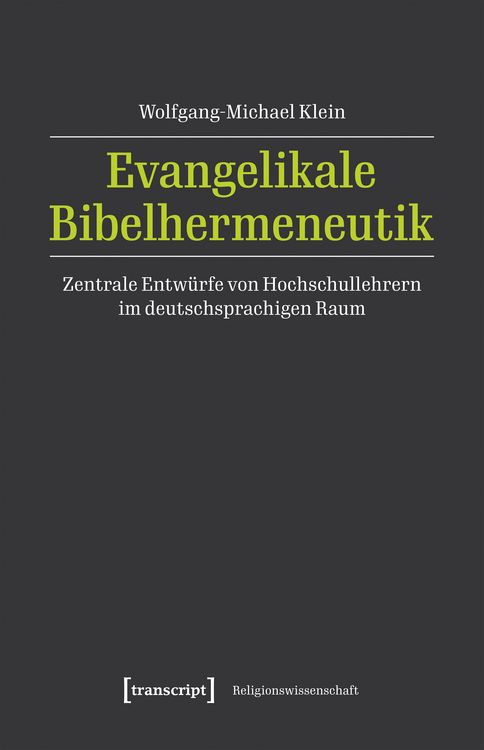 Produktbild: Evangelikale Bibelhermeneutik