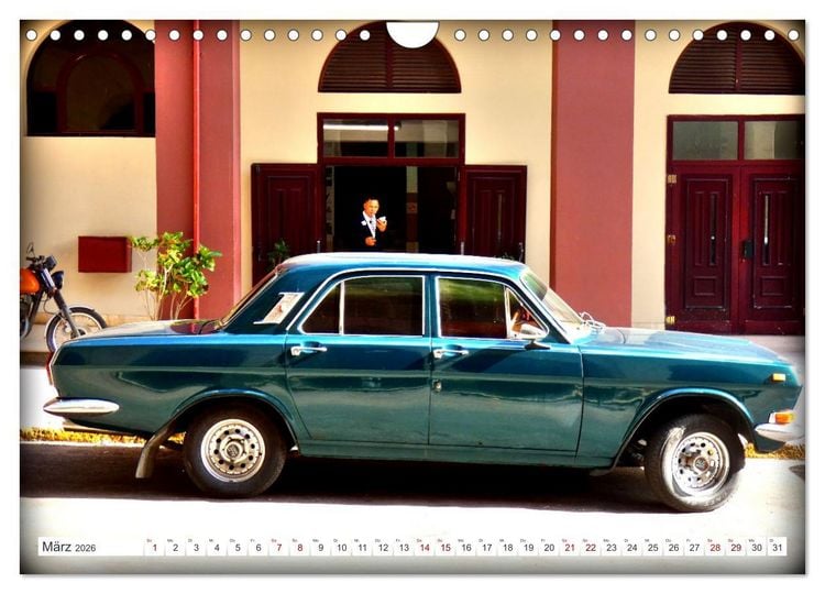 Produktbild: BEST OF WOLGA - Der sowjetische Oldtimer GAZ-24 (Wandkalender 2026 DIN A4 quer), CALVENDO Monatskalender
