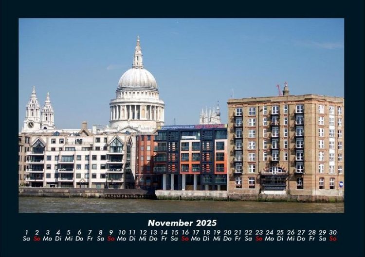 Produktbild: London 2025 Fotokalender DIN A4