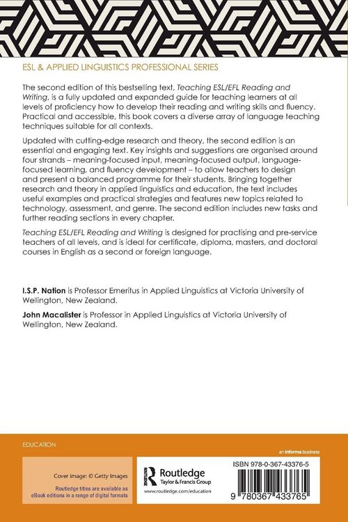 Produktbild: Teaching ESL/EFL Reading and Writing