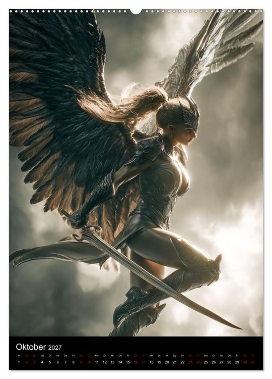 Produktbild: Gothic Angels (hochwertiger Premium Wandkalender 2027 DIN A2 hoch), Kunstdruck in Hochglanz
