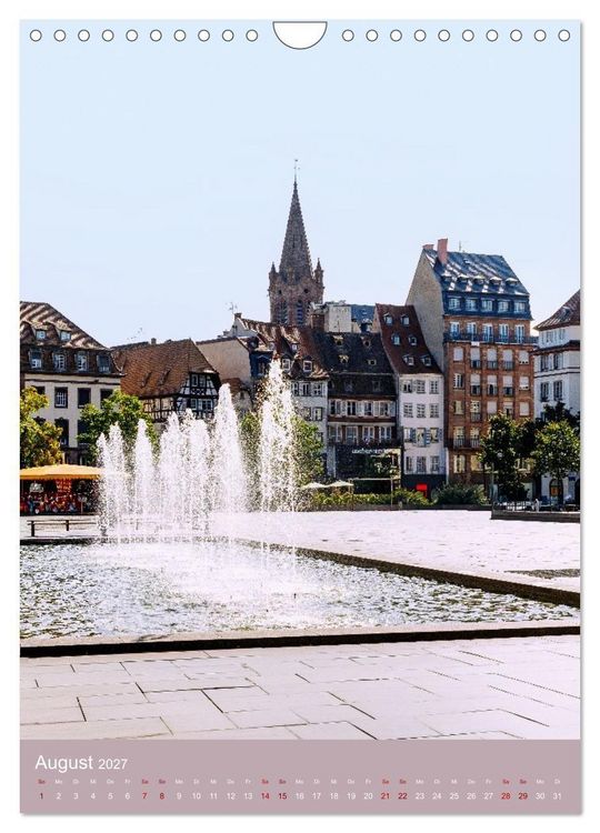 Produktbild: Zeitloses Strasbourg. Kan&auml;le, Fachwerk und els&auml;ssisches Flair (Wandkalender 2027 DIN A4 hoch), CALVENDO Monatskalender