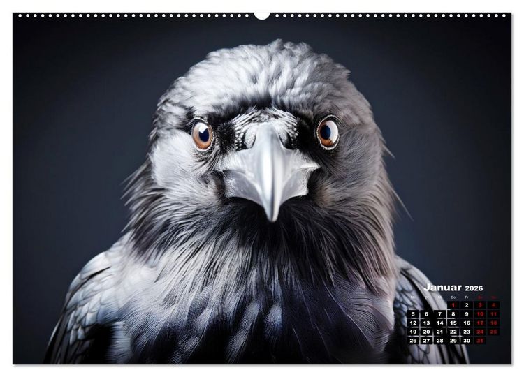 Produktbild: Only Black (Wandkalender 2026 DIN A2 quer), CALVENDO Monatskalender