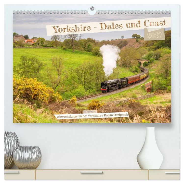 Produktbild: Yorkshire - Dales und Coast (hochwertiger Premium Wandkalender 2027 DIN A2 quer), Kunstdruck in Hochglanz