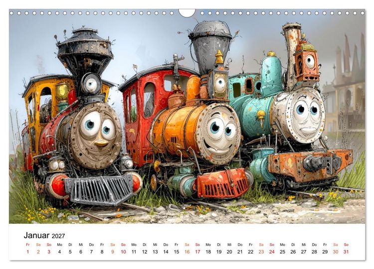 Produktbild: Rost & Roll - Altmetall mit Charakter (Wandkalender 2027 DIN A3 quer), CALVENDO Monatskalender