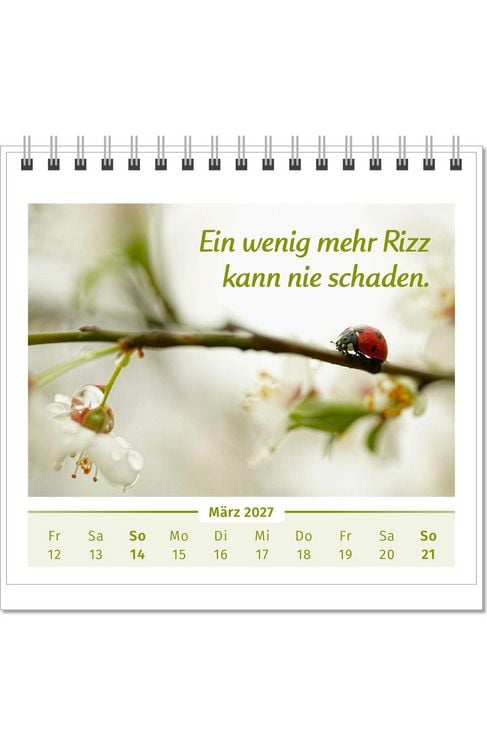 Produktbild: Der Lebensfreude-Tischkalender 2027