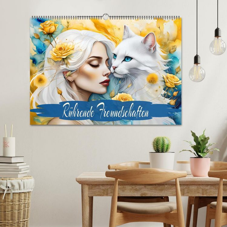 Produktbild: R&uuml;hrende Freundschaften (Wandkalender 2026 DIN A2 quer), CALVENDO Monatskalender