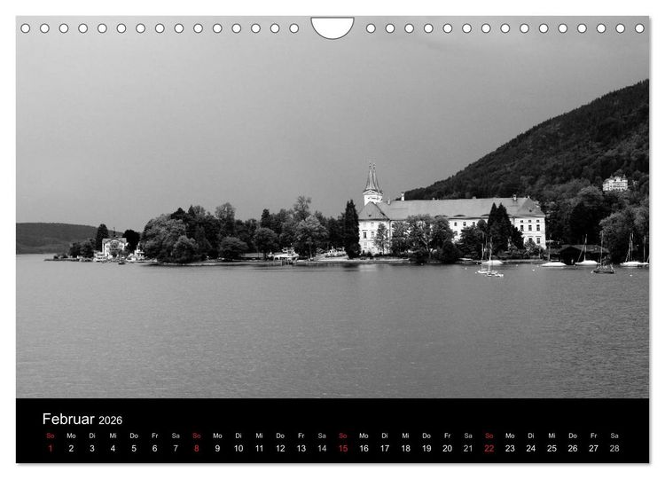 Produktbild: Architektur in Schwarz-Wei&szlig; (Wandkalender 2026 DIN A4 quer), CALVENDO Monatskalender