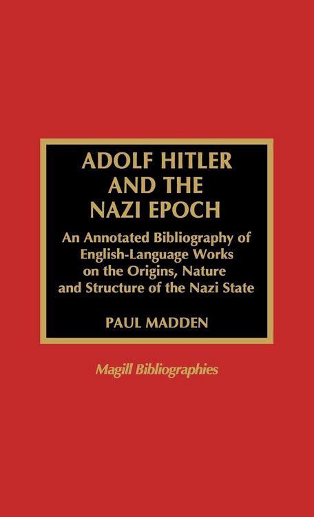 Produktbild: Adolf Hitler and the Nazi Epoch