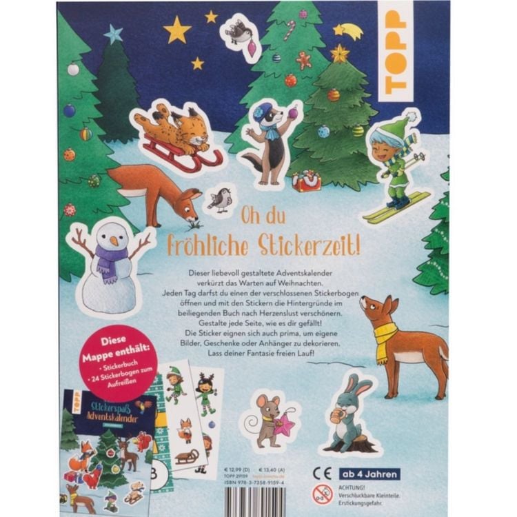 Produktbild: Mein Stickerspa&szlig;-Adventskalender
