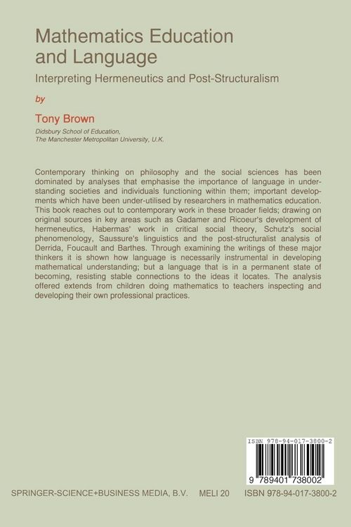 Produktbild: Mathematics Education and Language