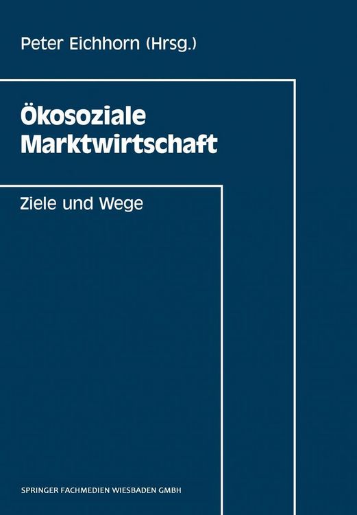 Produktbild: &Ouml;kosoziale Marktwirtschaft