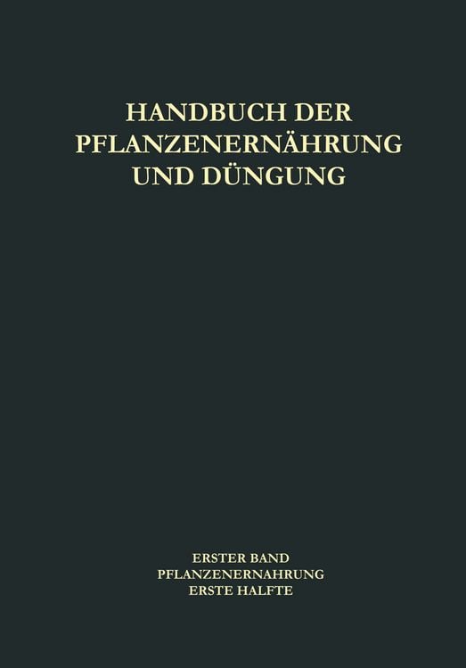Produktbild: Pflanzenern&auml;hrung
