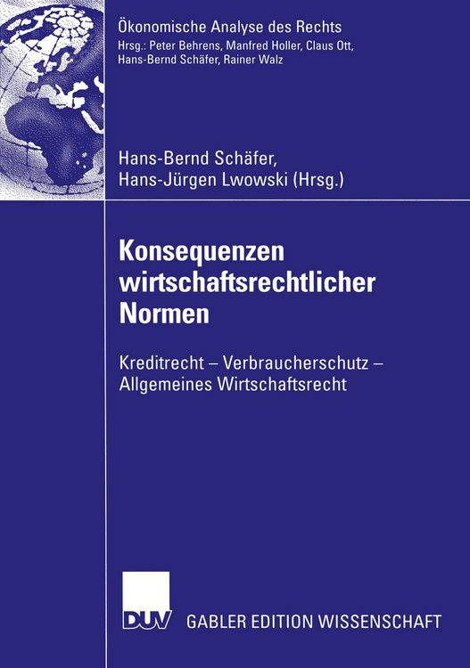 Produktbild: Konsequenzen wirtschaftsrechtlicher Normen